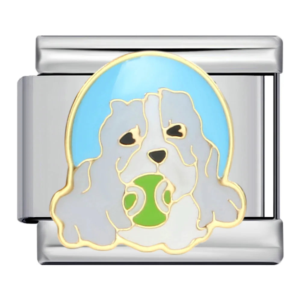 Dog Italian Charm Link 303