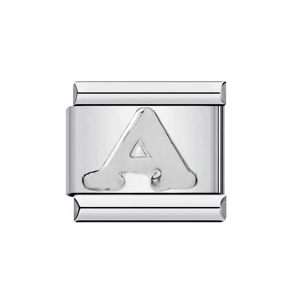 Silver Color 26 English Letter 071