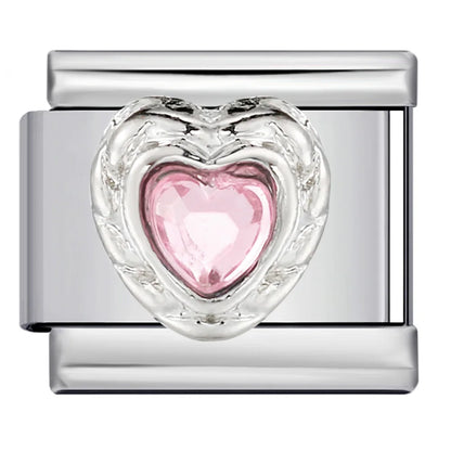 Pink Italian Charm Link 401