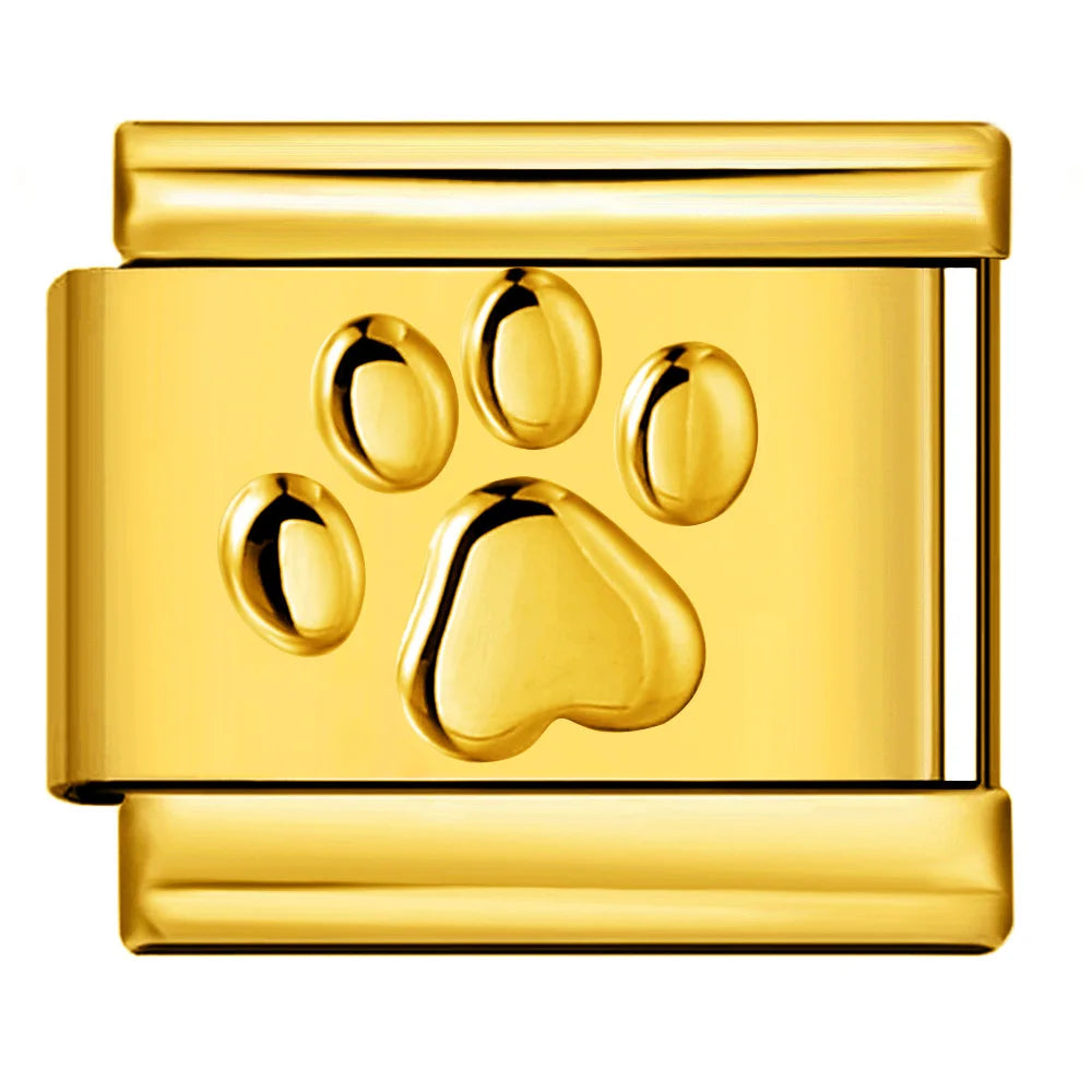 Paw Print Italian Charm 579