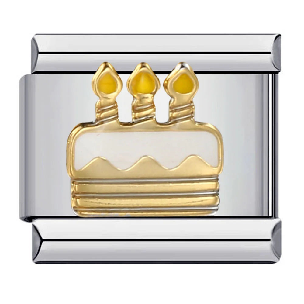 Cake Italian Charm Link 202