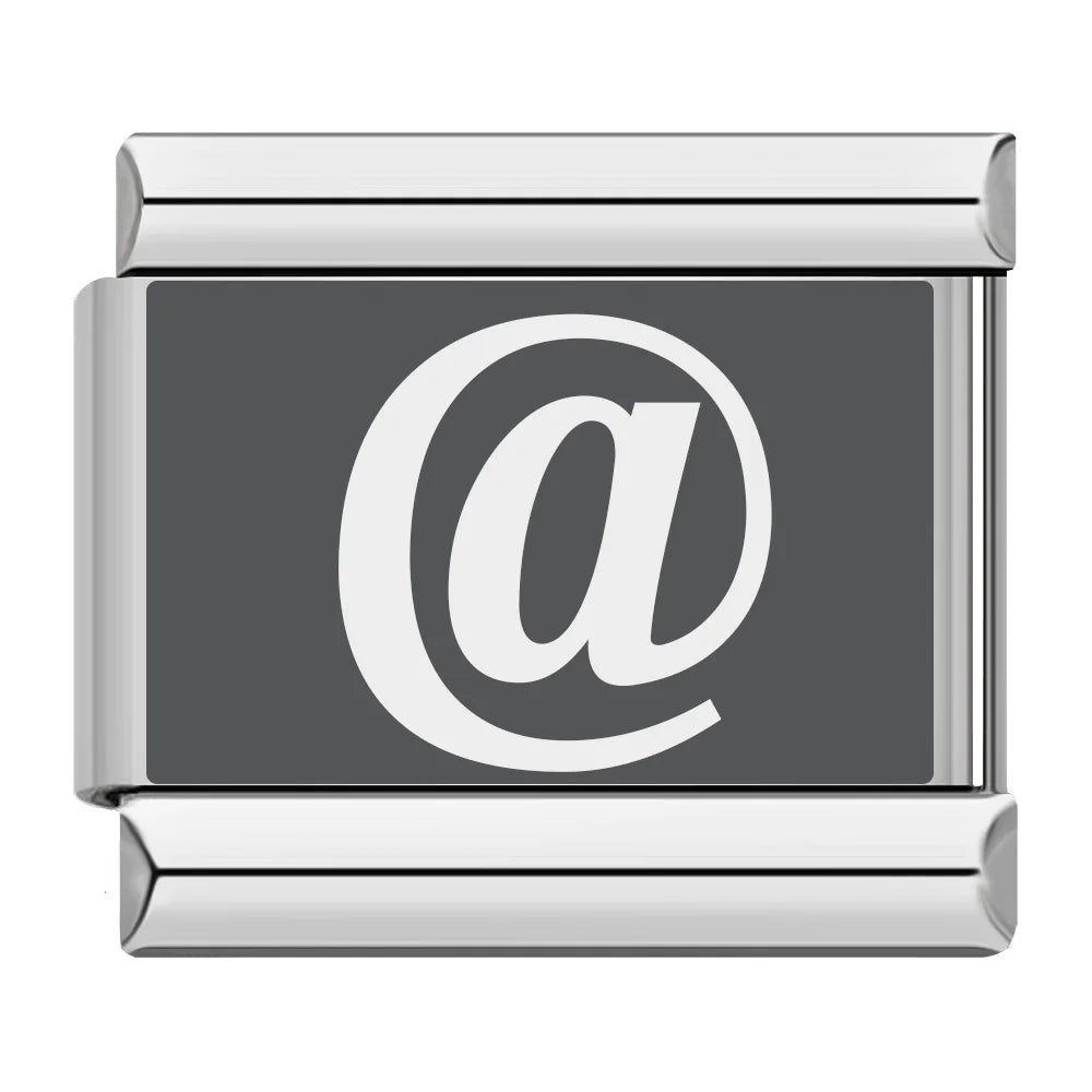 Laser 26 English Letters Charm 028