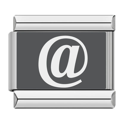 Laser 26 English Letters Charm 028