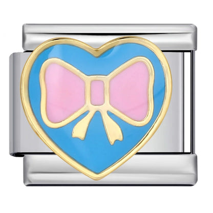 Heart Italian Charm Link 258