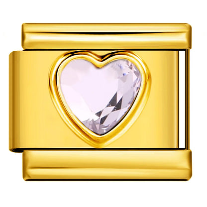 Heart Italian Charm Link 473