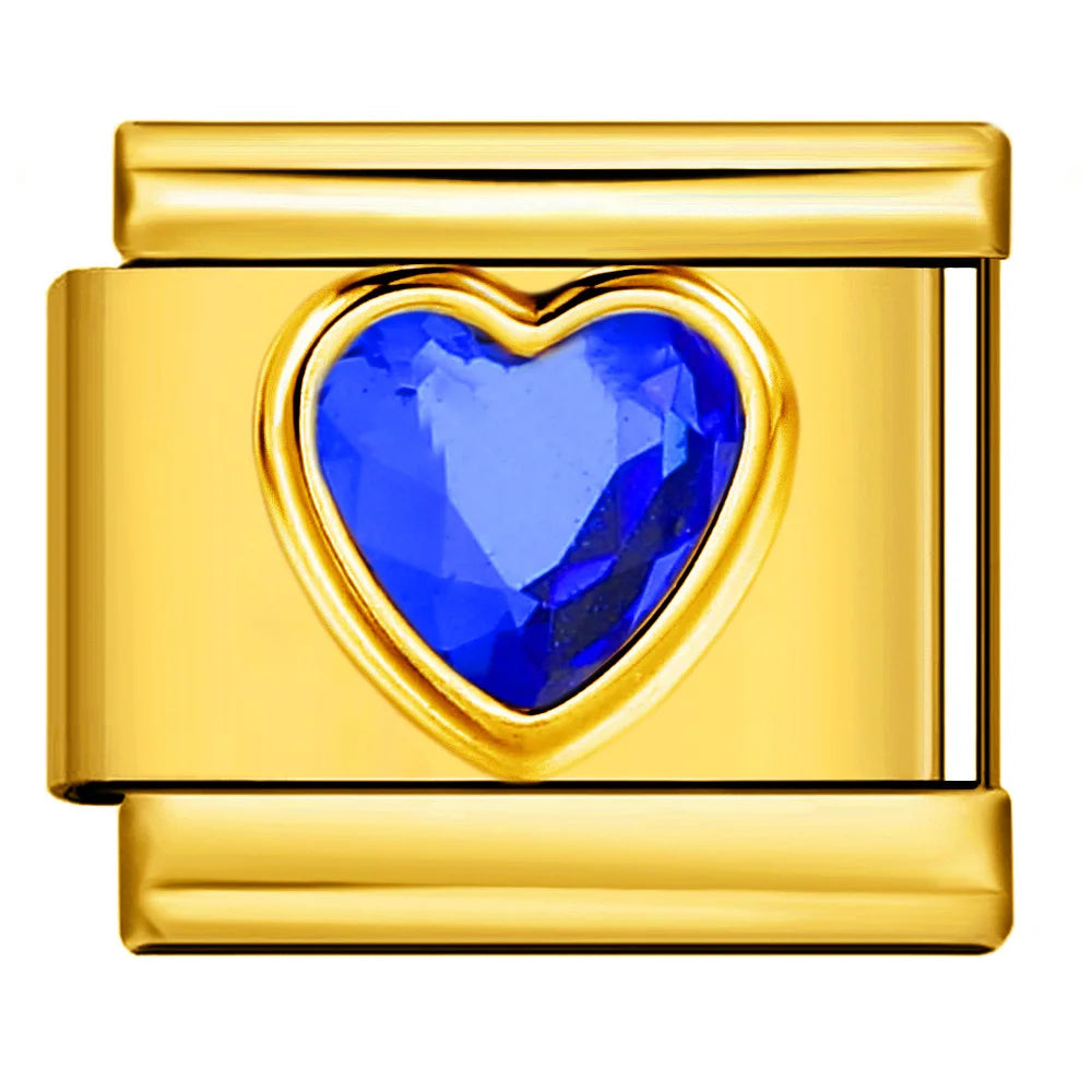 Heart Italian Charm Link 473