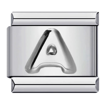 Silver Color 26 English Letters 174