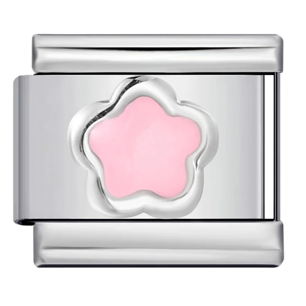 Pink 0-9 Number Italian Charm 283