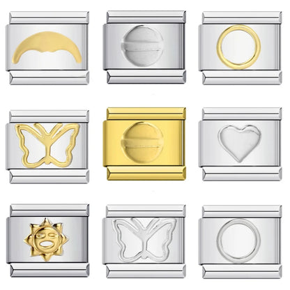 Simple Italian Charm Links 013