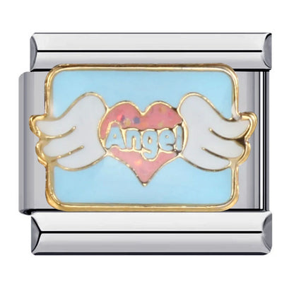 Wings Italian Charm Links 092