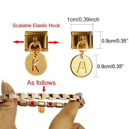 Laser Italian Charm Links 050