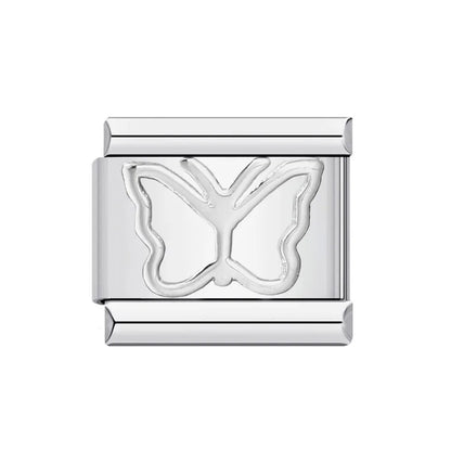 Butterfly Italian Charm Links 099
