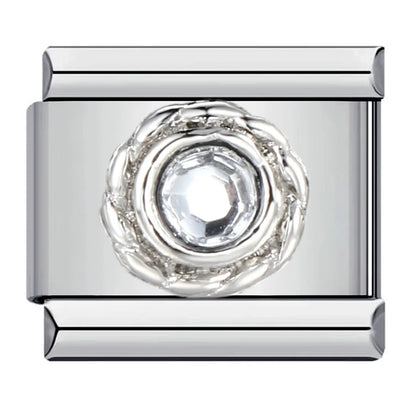 Round Italian Charm Links 118
