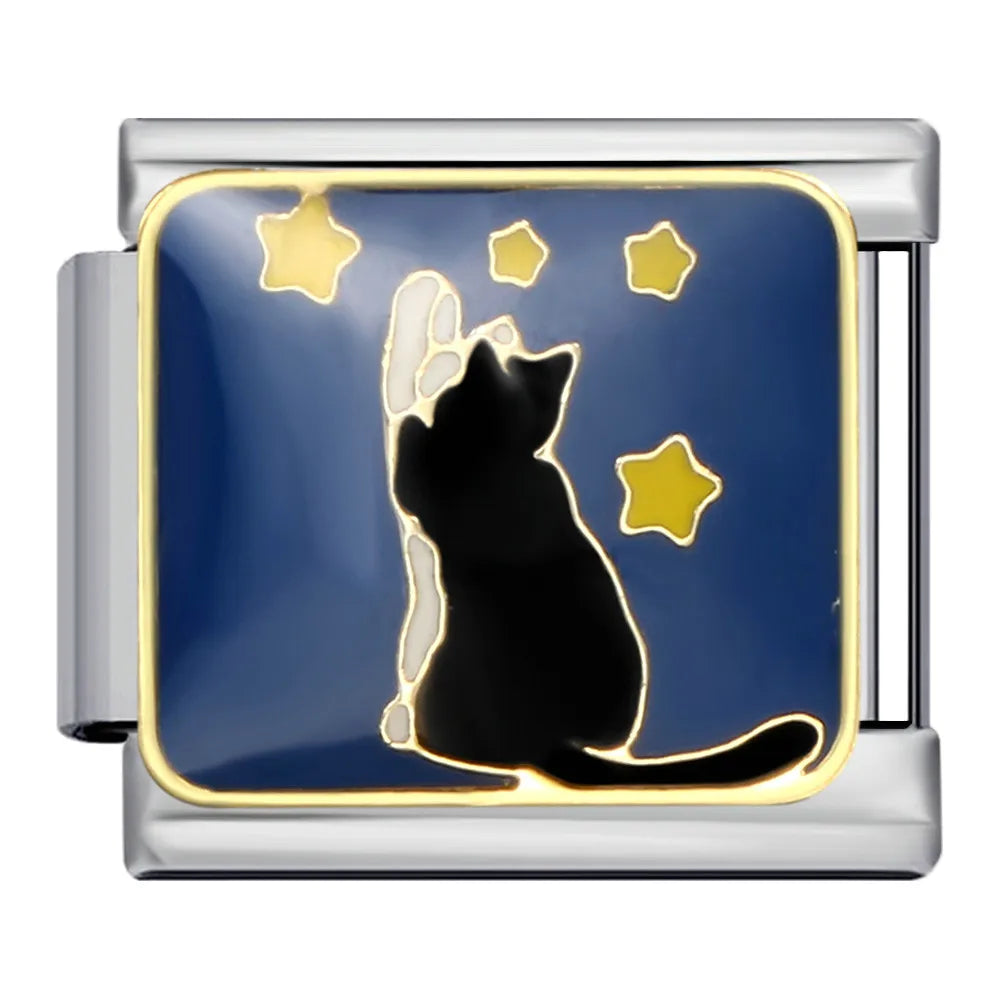 Cats Italian Charm Link 193
