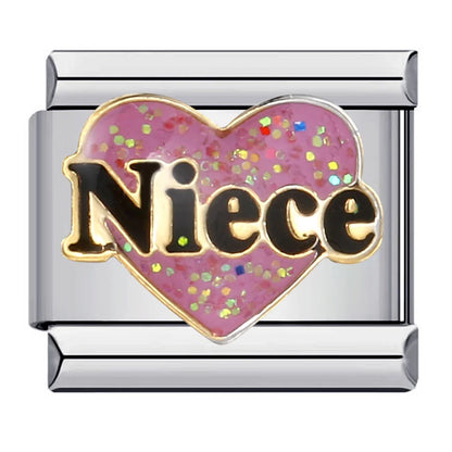 Heart Italian Charm Links 121