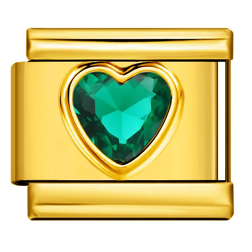 Heart Italian Charm Link 473