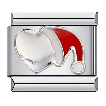 Heart Italian Charm Links 070