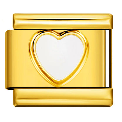 Gold Color Italian Charm Link 477
