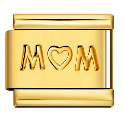 Mom Italian Charm Link 450