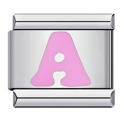 Pink 26 English Letters