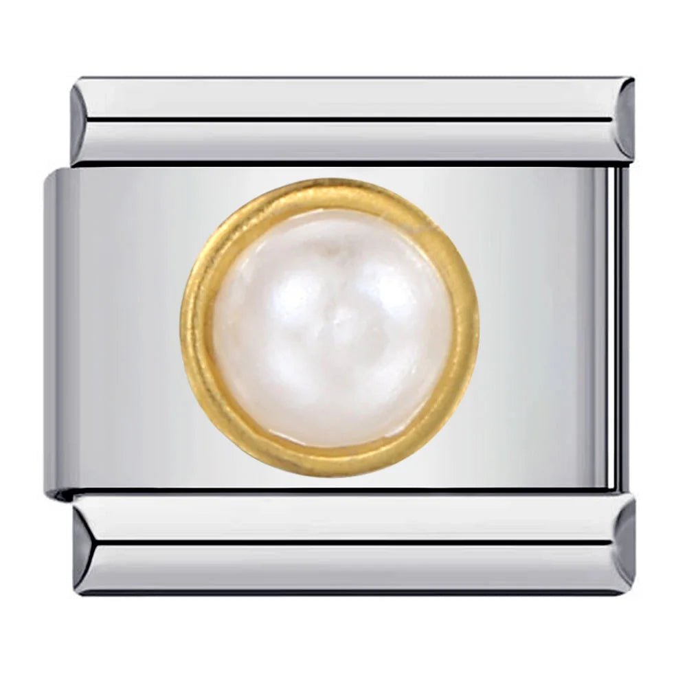 Round Italian Charm Links 118