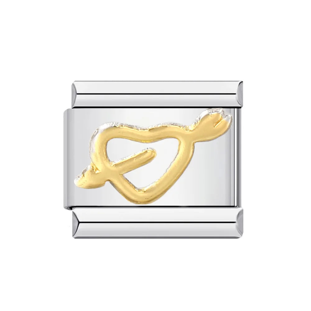 Simple Italian Charm Links 015