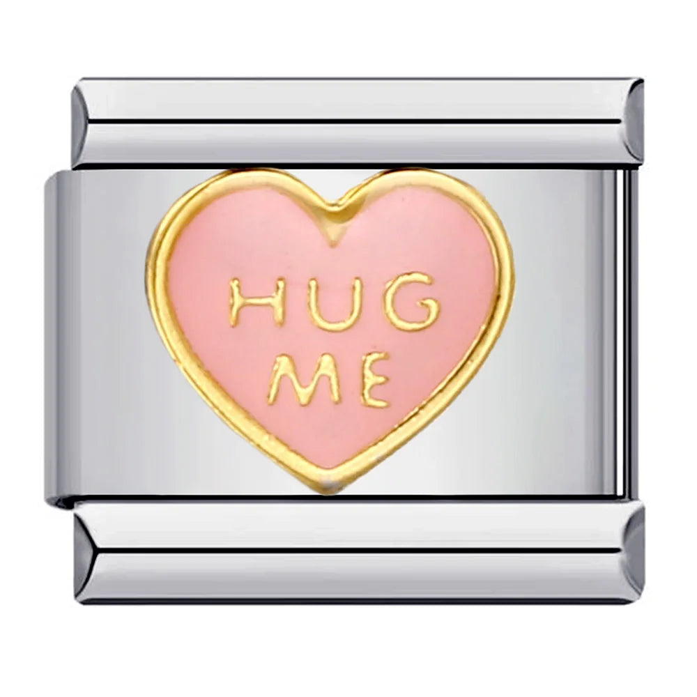 Heart Italian Charm Links 159