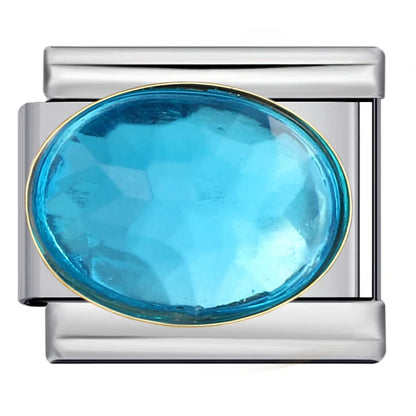 Blue Italian Charm Link 320
