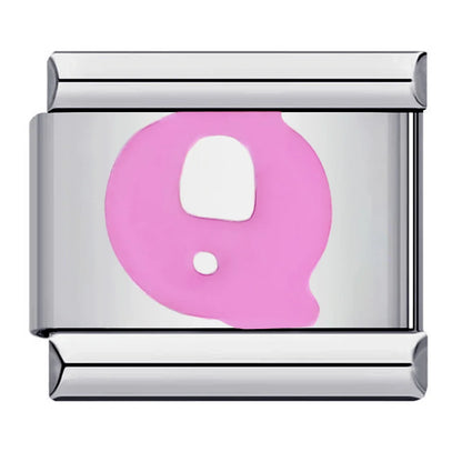 Pink 26 English Letters