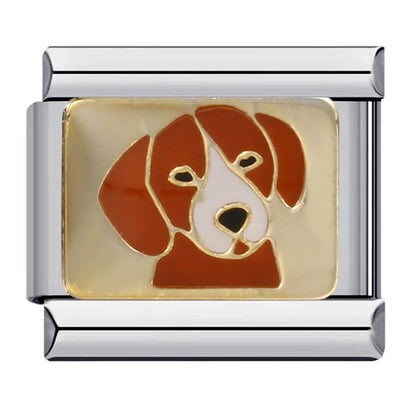 Dogs Italian Charm Link 194