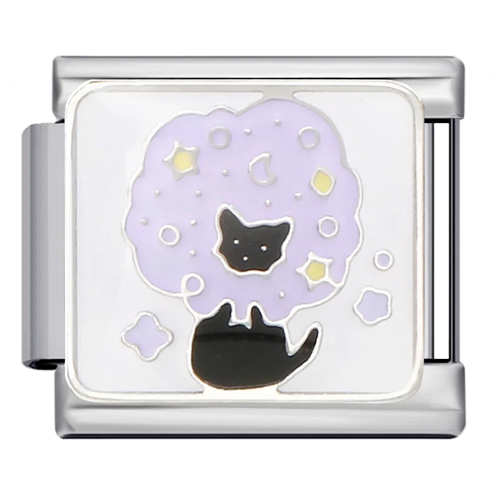 Cat Italian Charm Link 304