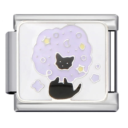 Cat Italian Charm Link 304