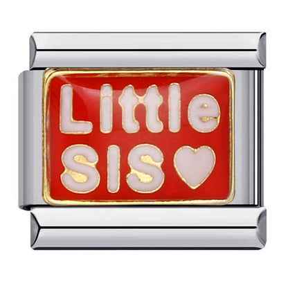 Words Italian Charm Link 328