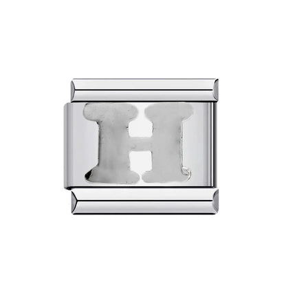 Silver Color 26 English Letter 071