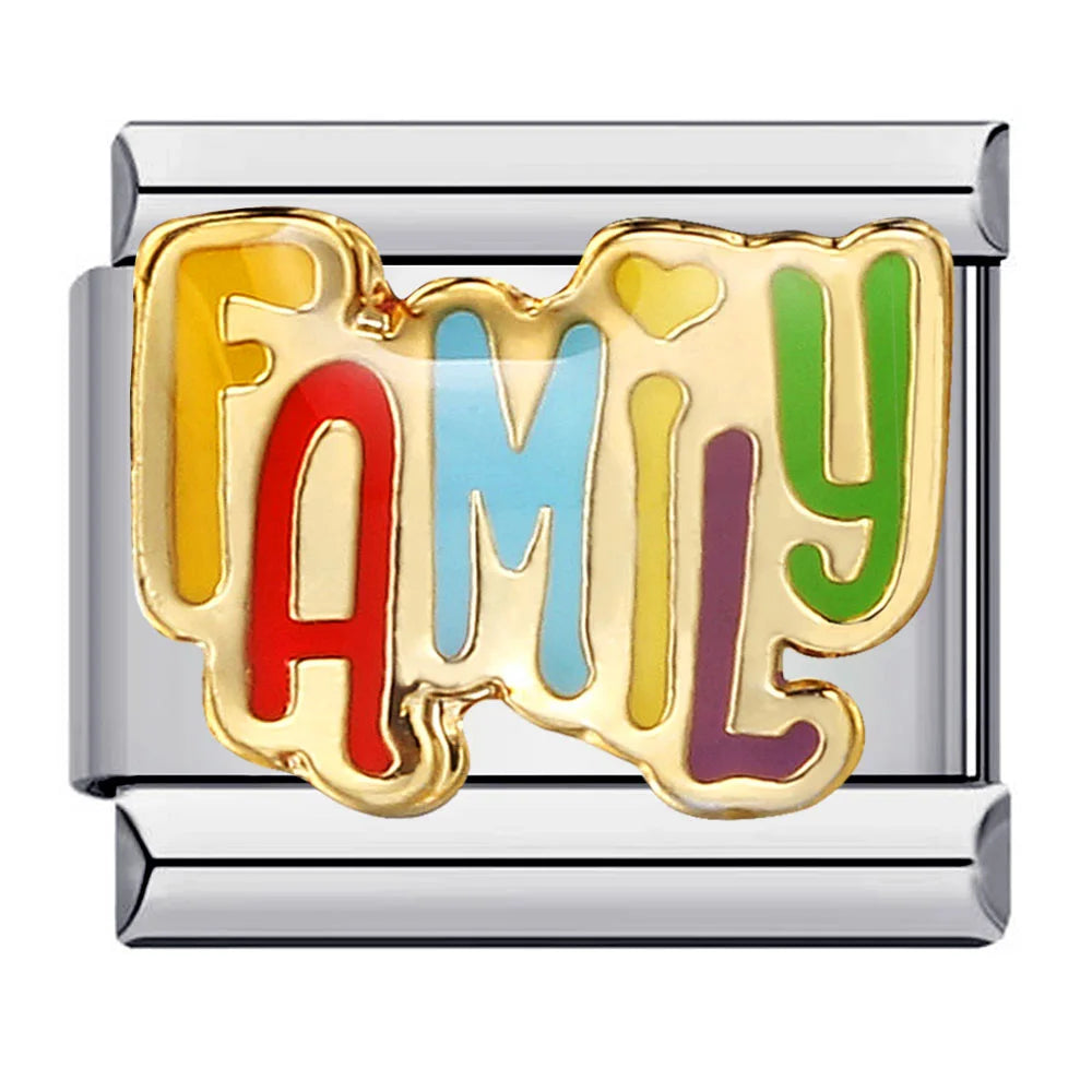 Rainbow Italian Charm Links 151