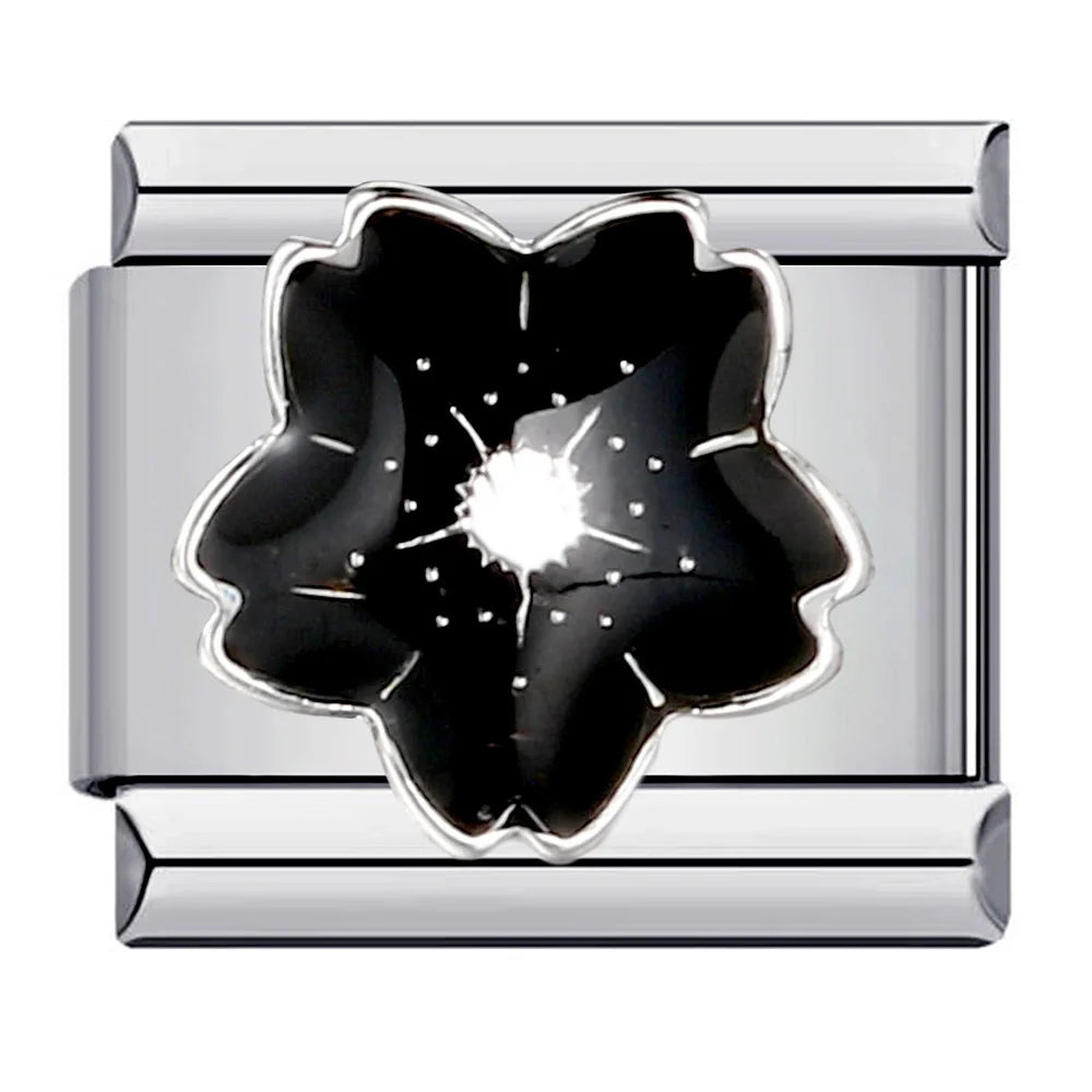 Flower Italian Charm Links 073
