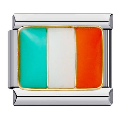 National Flag Italian Charm Links 068