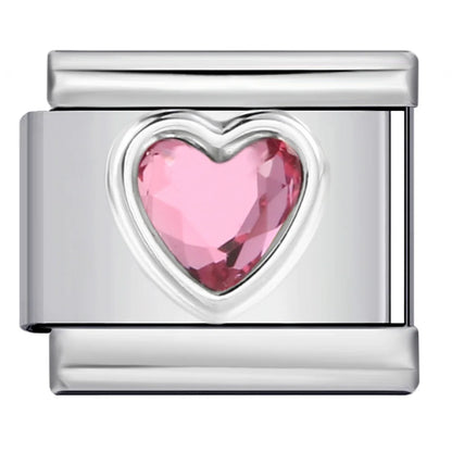 Pink 0-9 Number Italian Charm 283