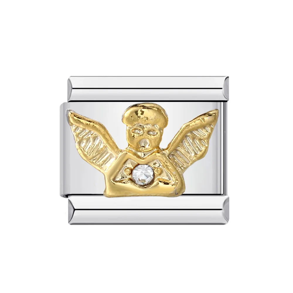 Wings Italian Charm Links 092