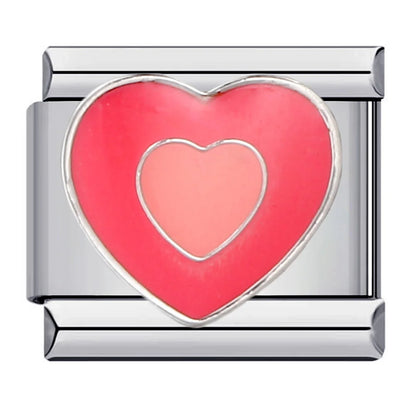 Heart Italian Charm Links 171