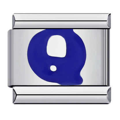 Blue Color 26 English Letters 002