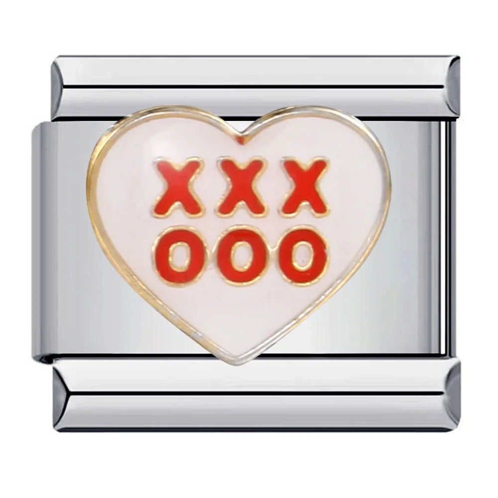 Heart Italian Charm Links 121