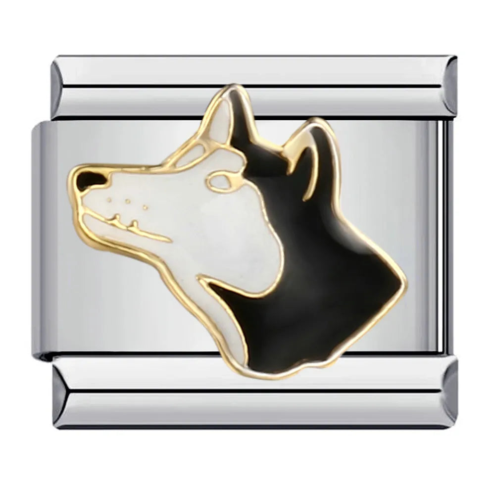 Dogs Italian Charm Link 194