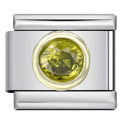 Green Italian Charm Links 400