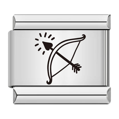 Laser Italian Charm Links 112