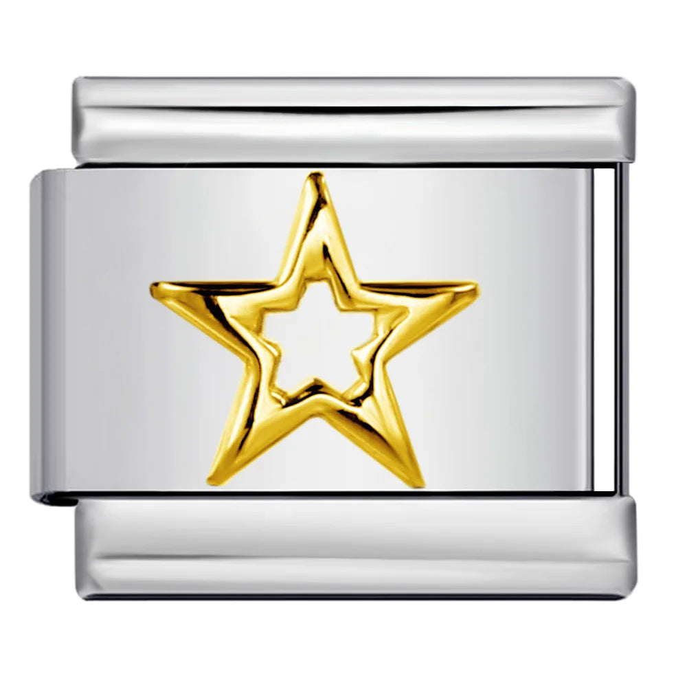 Star Italian Charm Links 107