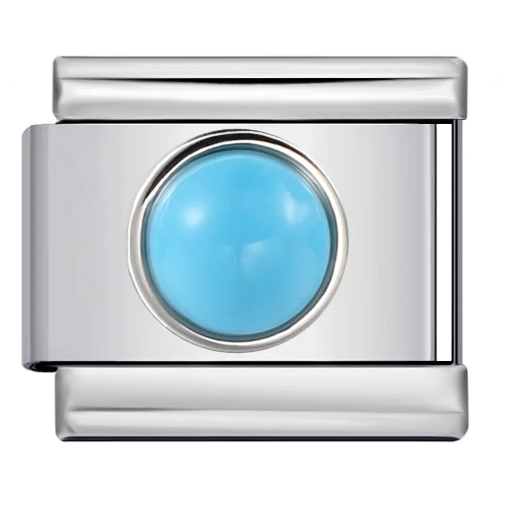 Blue Italian Charm Link 320