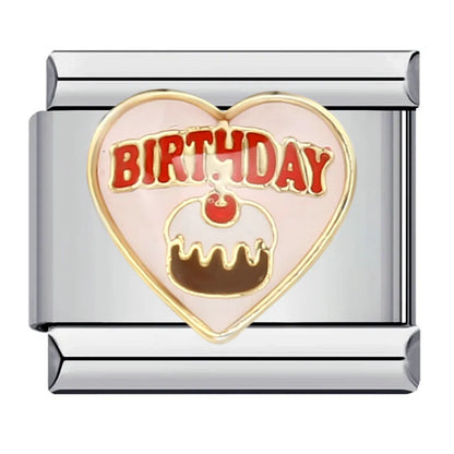 Birthday Italian Charm Links 153