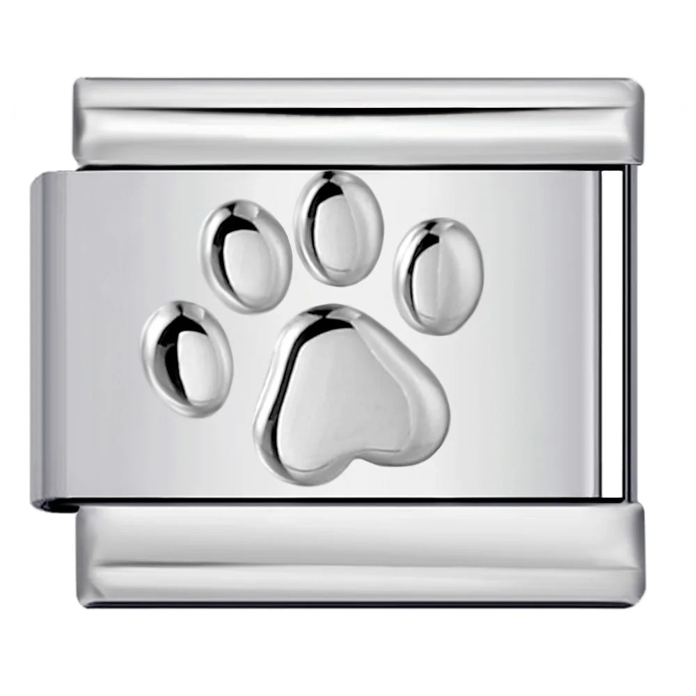 Paw Print Italian Charm 579