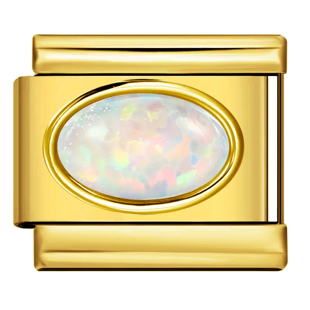 Zirconia Italian Charm Links 120